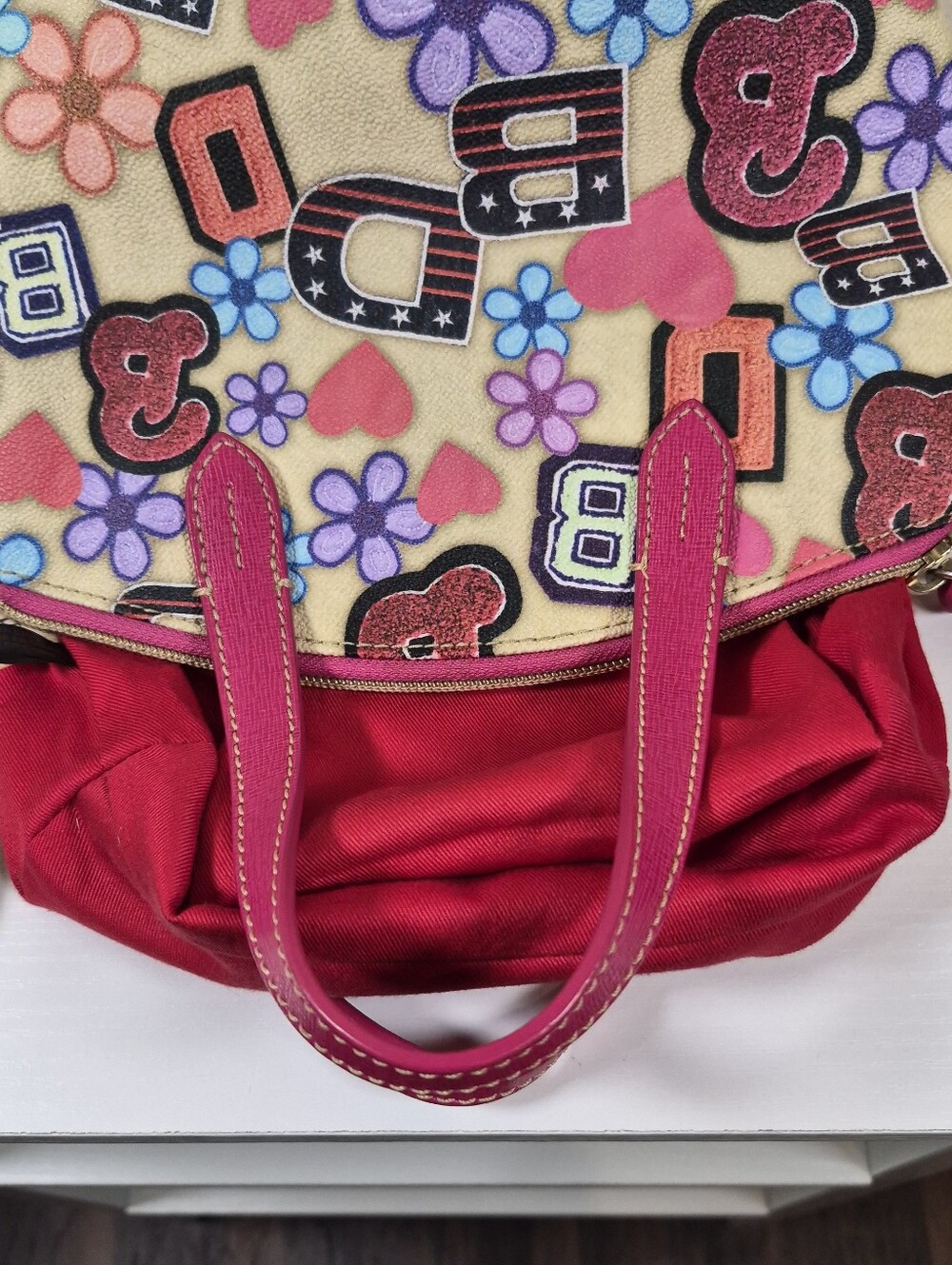 Dooney And Bourke Varsity Dome Satchel - Picture 13 of 17
